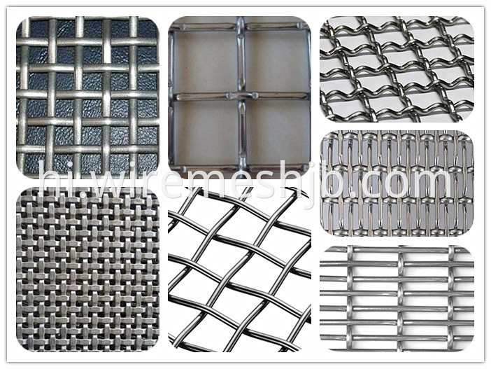 Crimped wire mesh